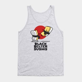 Cute Funny Original Kawaii Japanese Sushi Karate Fighting Cartoon Gift For Sushi Lovers Tank Top